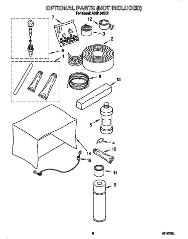Optional parts (not included)