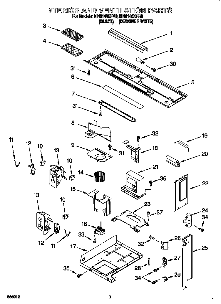 Interior and ventilation