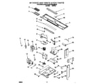 Roper MHE14RFB0 interior and ventilation diagram