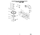 Roper MHE14RFQ0 magnetron and turntable diagram