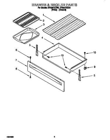 Drawer and broiler