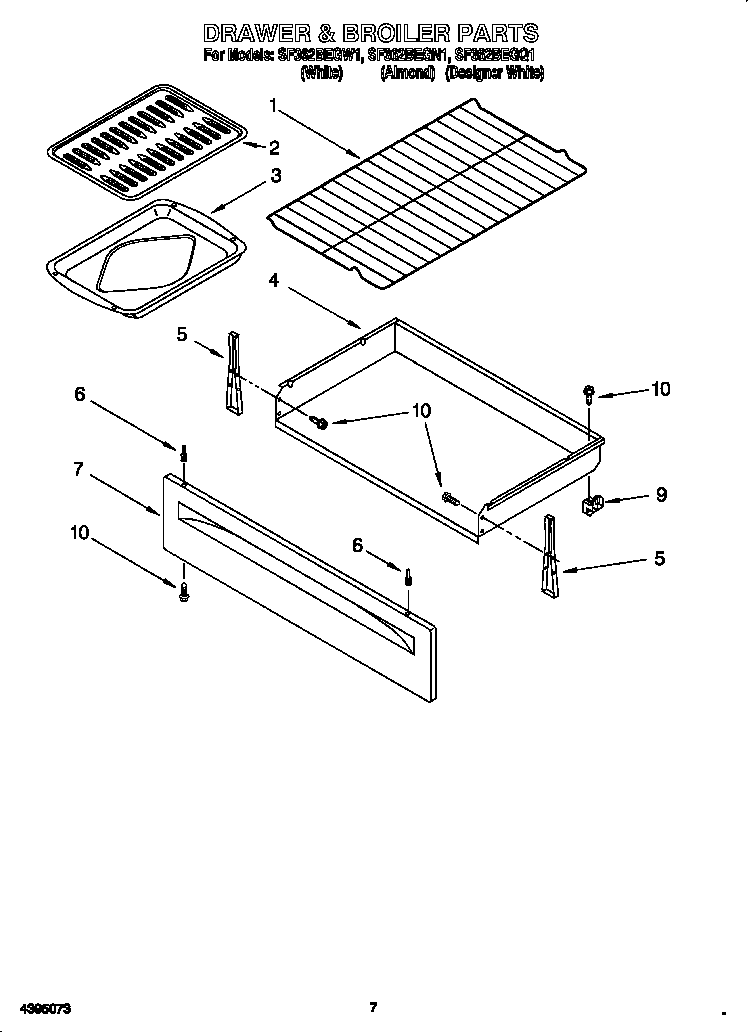 Drawer & broiler