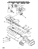 Motor and ice container