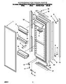 Refrigerator door