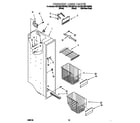 KitchenAid KSRB22FGBL00 freezer liner diagram