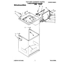 KitchenAid KAWS750GZ0 top and cabinet diagram