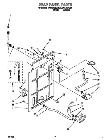 Rear panel