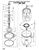 Agitator, basket and tub