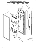 Refrigerator door