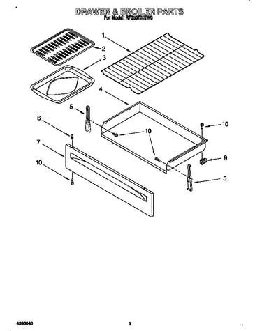 Drawer & broiler