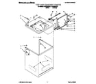 KitchenAid KAWS800GQ1 top and cabinet diagram