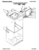Top and cabinet