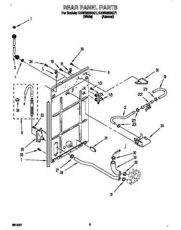 Rear panel