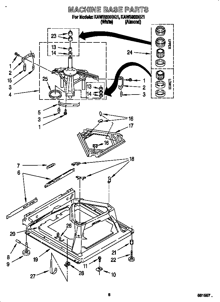 Machine base