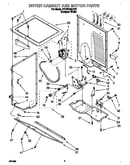 Dryer cabinet and motor