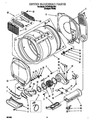 Dryer bulkhead