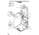 Crosley BYCWD6274W1 dryer support and washer harness diagram
