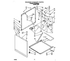 Crosley BYCWD6274W1 washer cabinet diagram