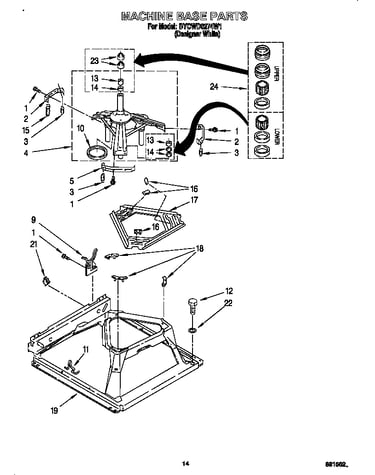 Machine base