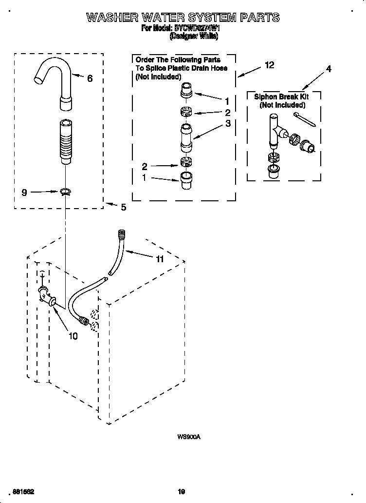 Washer water system