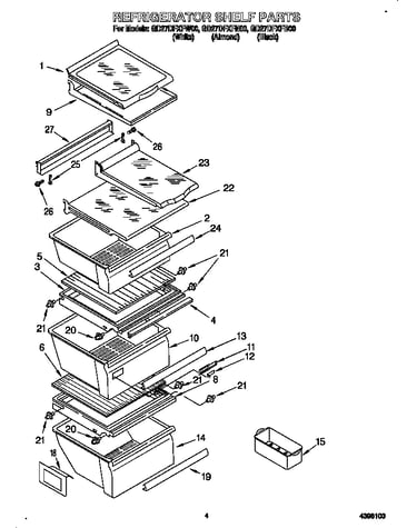 Refrigerator shelf
