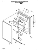 Refrigerator door