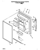 Refrigerator door