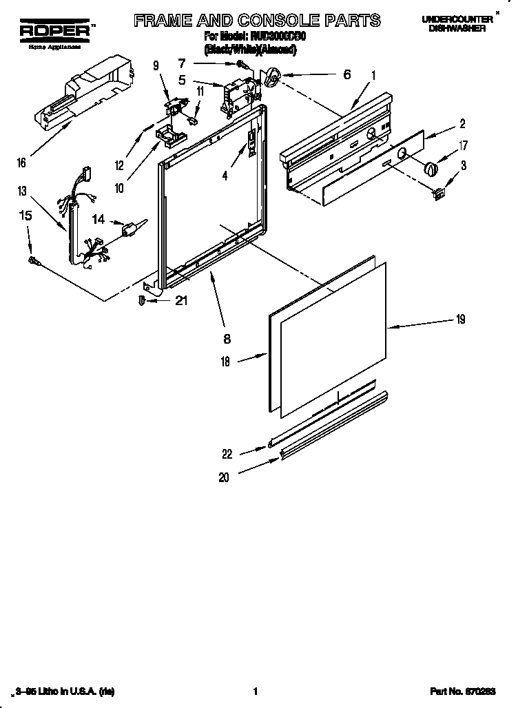 FRAME AND CONSOLE