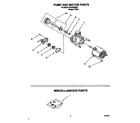 Roper RUD3000DQ0 pump and motor diagram