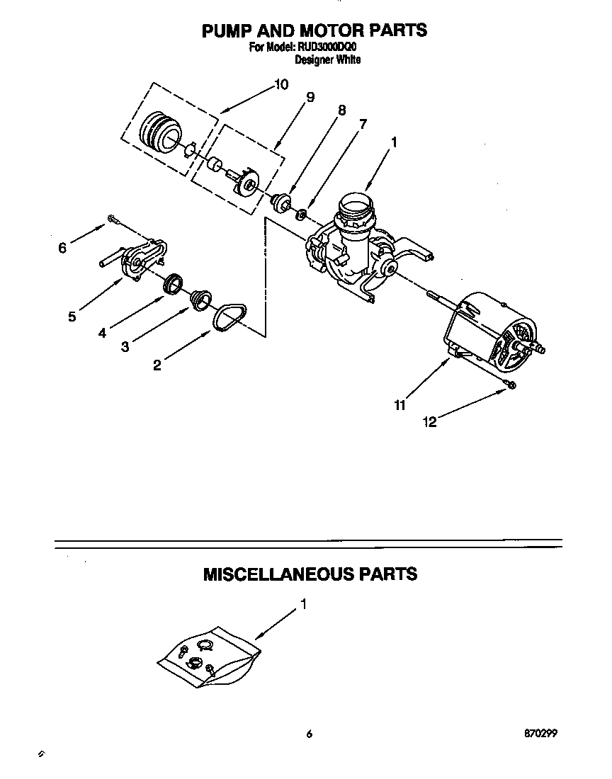 Pump and motor