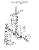 Pump and spray arm