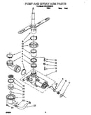 Pump and sprayarm