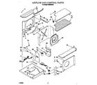 Whirlpool ACM254XH0 airflow and control diagram