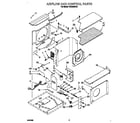Whirlpool ACQ254XH0 airflow and control diagram