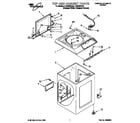 Whirlpool LCR5232DQ3 top and cabinet diagram