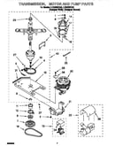 Transmission, motor and pump