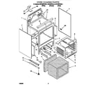 KitchenAid KERC507EWH4 oven chassis diagram