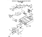 Whirlpool CSP2770EW0 control panel and separator diagram