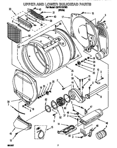 Upper and lower bulkhead