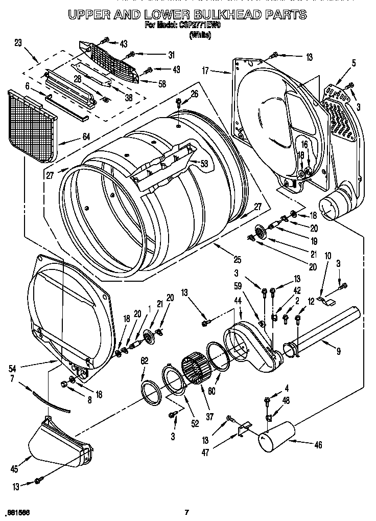 Upper and lower bulkhead