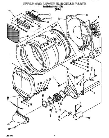 Upper and lower bulkhead