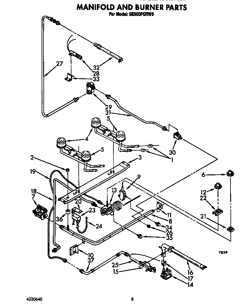 Manifold and burner