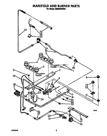 Manifold and burner