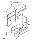 Upper oven external