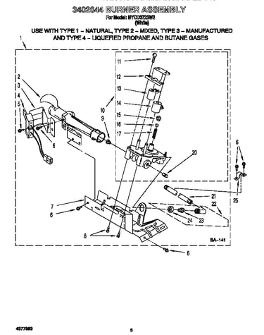 3402844 burner assembly
