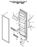 Refrigerator door