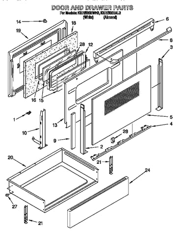 Door and drawer