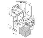 KitchenAid KERI500EAL3 oven chassis diagram