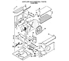 Whirlpool R253F0 airflow and control diagram