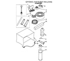 Whirlpool R293F0 optional parts (not included) diagram